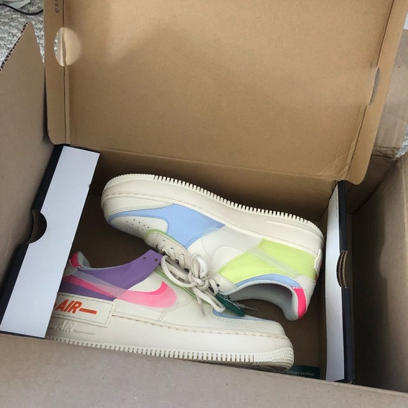 NEW Nike Air Force 1 Shadows Pale Ivory - Picture 5 of 5